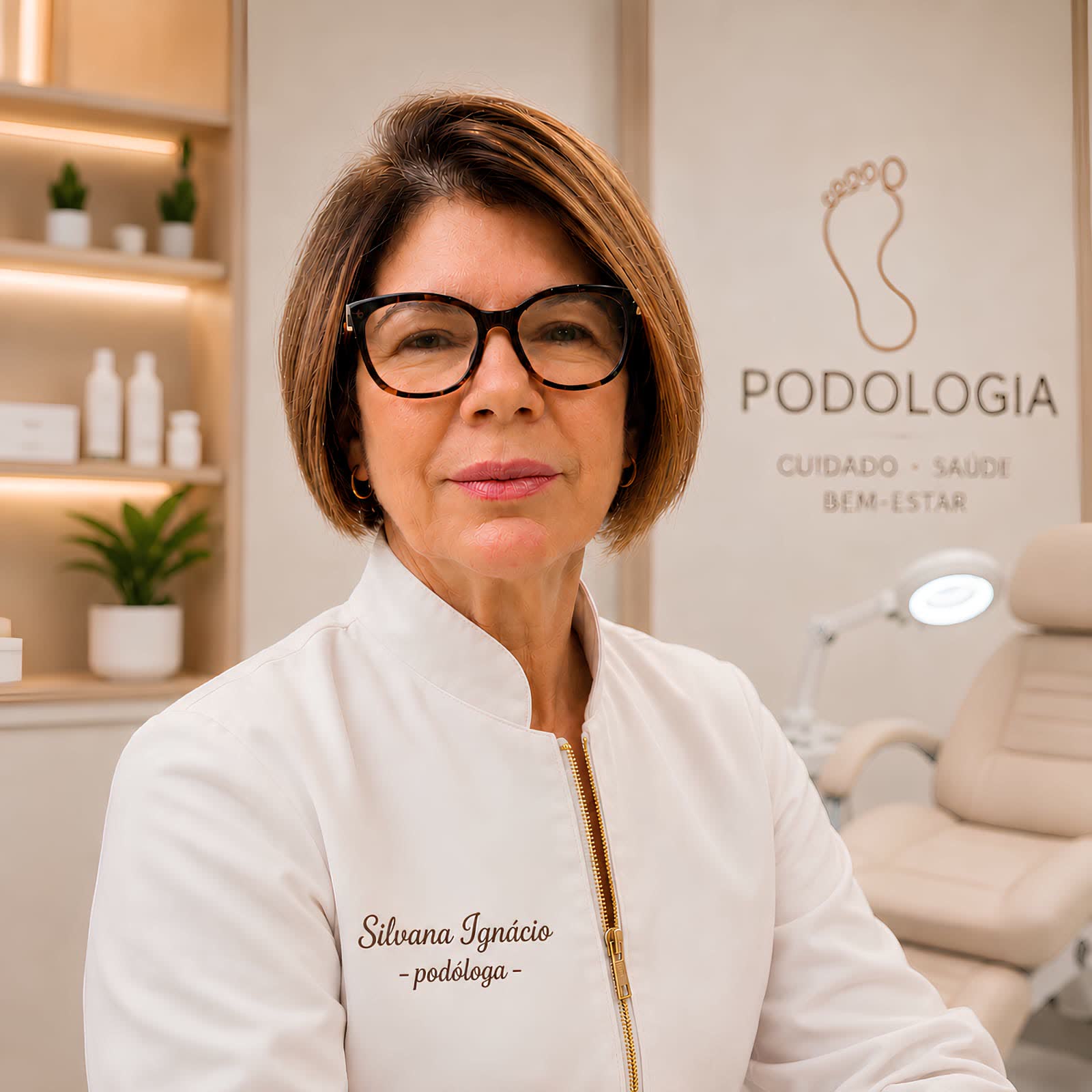 Podóloga Silvana Ignácio atendendo na região da Vila Formosa, próximo ao CERET e Anália Franco